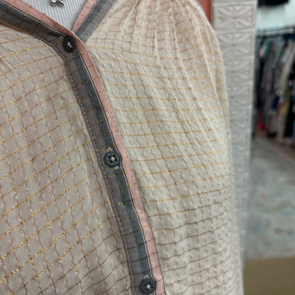 Free People Cream Sparkle Tunic - Picture 7 of 7